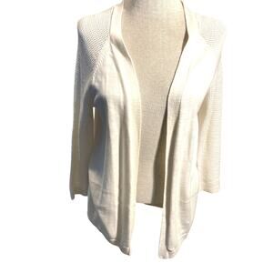 Women's White Cardigan by Sonoma Size L